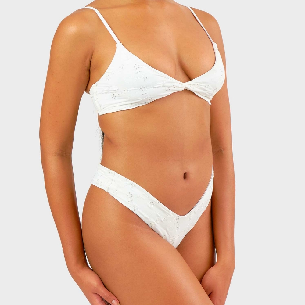 Blackbough White Eyelet Swimsuit